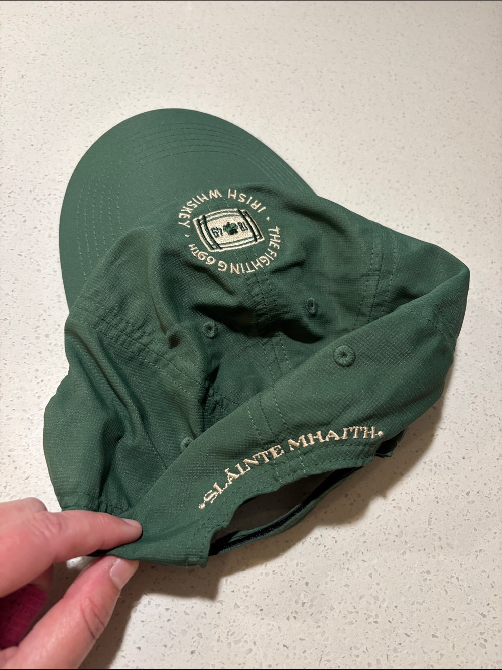 Green Embroidered Cap - Picture 5 of 5